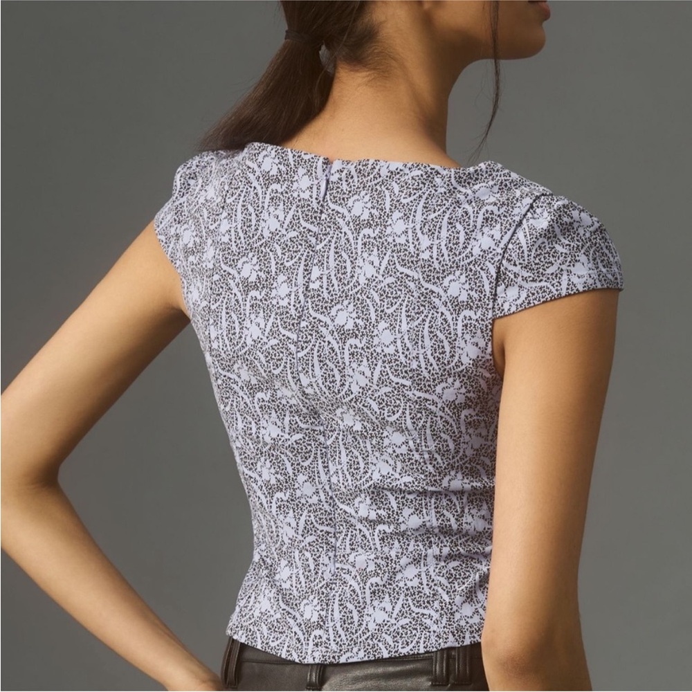 NWT Anthropologie the Cecily sweetheart top sz xl - Picture 4 of 10